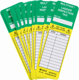 LadderTag Inserts: MULTITAG: LADDER INSPECTION TAG REF NO: LADDER NOT TO BE USED After DATE:…
