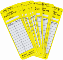 LADDERTAG Inserts, LADDER INSPECTION TAG REF NO: DATE INSPECTED: SIGNATURE: