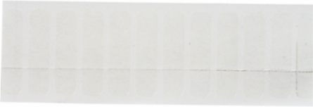 Polyester Overlaminate Labels, 0.25" H x 1" W, Roll of 5000 Labels