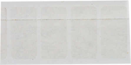 Polyester Overlaminate Labels, 0.5" H x 1" W, Roll of 2000 Labels