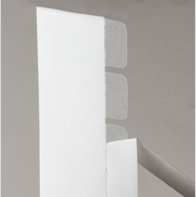Polyester Overlaminate Labels, 0.75" H x 1.5" W, Roll of 2000 Labels