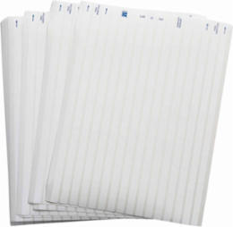 Laser Printable Polyester Sign and Label Blanks, 0.375" H x 0.375" W, Pack of 25 Sheets