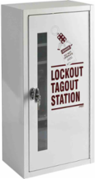 Lockout Tagout Station with Locking Handle