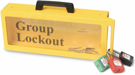 Wall-Mount or Portable Steel Lockout Box