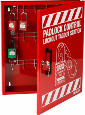 Large Steel Padlock Center - 32 Lock Capacity