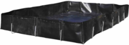 Durable L Rod Spill Berm, 10' x 10' x 12"