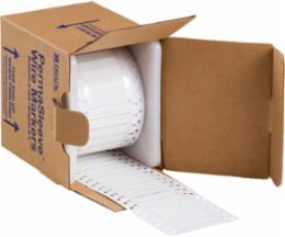 Low Smoke Zero Halogen PermaSleeve Heat Shrink Tubing, 0.094" Dia x 1.5" W, White, Roll of 500