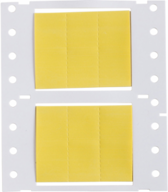 PermaSleeve Heat Shrink Tubing, 1 Inch Diameter, Yellow, 750 Count