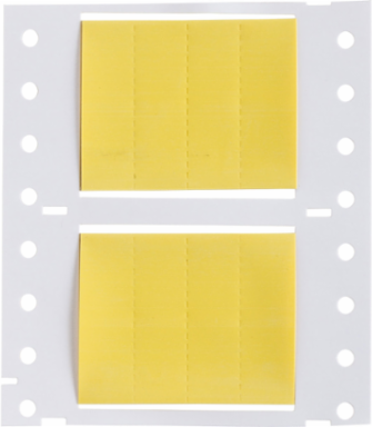 PermaSleeve Heat Shrink Tubing, 1 Inch, Yellow, 1000 Rolls, 2:1 Shrink Ratio