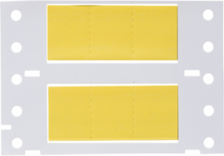 Low Smoke Zero Halogen PermaSleeve Heat Shrink Tubing, 0.5" Dia x 0.67" W, Yellow
