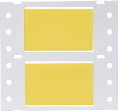 Low Smoke Zero Halogen PermaSleeve Heat Shrink Tubing, 0.75" Dia x 0.67" W, Yellow