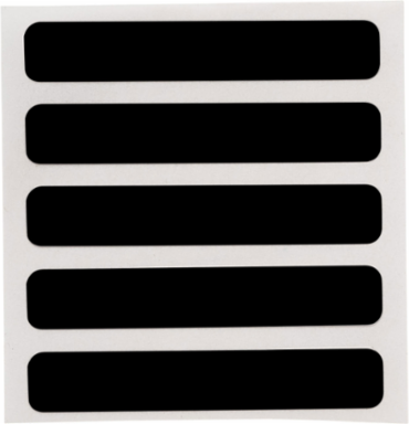 Laser Markable Labels ESD Acrylic Matte 0.25"H x 1.50"W Polyimide Blk 10000/Rl