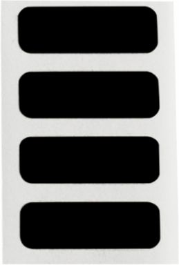 Laser Markable Polyimide Label, 0.25" H x 0.75" W, Black