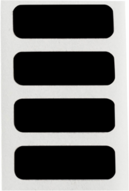 Laser Markable Labels ESD Acrylic Matte 0.25"H x 0.75"W Polyimide Blk 10000/Rl