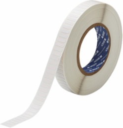 Laser Markable Labels Acrylic Matte Finish 0.20"H x 0.65"W Polyimide Wh 10000/Rl
