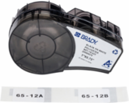 M21-18-423, BLK/WHT, 1.00" X 0.75"