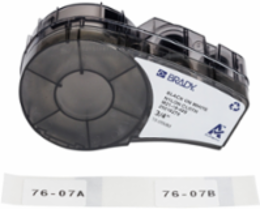 M21-18-499, BLK/WHT, 1.00"X 0.75"