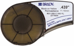 BMP21 PermaSleeve Heat-Shrink Tubing, 0.25 Inch Dia x 7 Ft L, Yellow