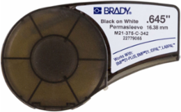 BMP21 PermaSleeve Heat Shrink Wire Marking Sleeves, 0.375 Inch Dia x 7 ft L, Chemical Resistant
