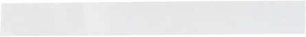 Clear Polyester Labels 0.5 Inch W x 21 ft L, Gloss Finish, Permanent Acrylic Adhesive