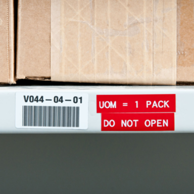 BMP21 Vinyl Labels, 0.75 Inch W x 21 ft L, Red, Chemical Resistant