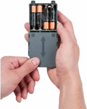 BMP®50 Gray Battery Tray for BMP®51/BMP®53 Printers, Fits 8 AA Batteries