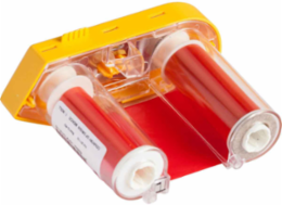 BMP61 R4400 Printer Ribbon, 2 Inch x 75 ft, Red, Resin, Scratch and Solvent Resistant