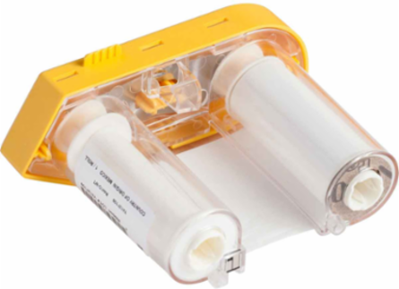 BMP®61 R6700 Printer Ribbon, 2 Inch x 75 ft, Wax/Resin, White