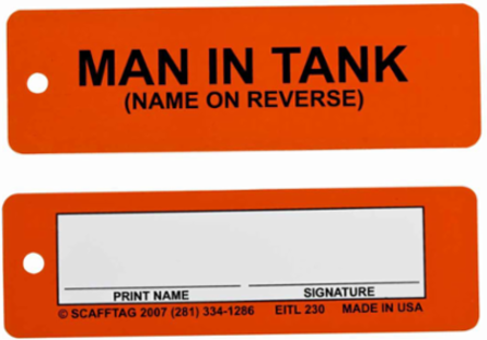 MULTITAG Inserts: MAN IN TANK: MAN IN TANK (NAME ON REVERSE)