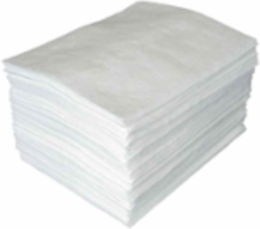 Oil Only Absorbent Pads - Light Weight, 15" x 19", Absorbency Capacity 26 gal
