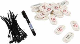 NANOTAG Kit, Includes (20) Holders, (40) Cable Ties, Pen