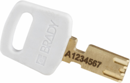 SafeKey Lockout Padlock 3 Inch Nylon with Steel Shackle, Keyed Different
