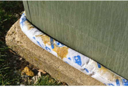 Oil Only Absorbent Socks, 3" x 8', Absorbency Capacity 12 gal