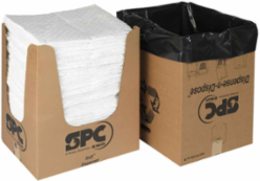 Oil Plus Oil Only Absorbent Pads - Heavy Weight, 15" x 19", Absorbency Capacity 39 gal
