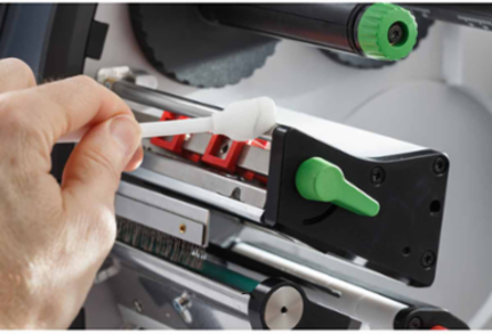 Thermal Transfer Printer Cleaning Kit - 50 Foam Swabs with IPA Solution