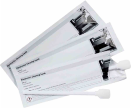 Thermal Transfer Printer Cleaning Kit - 50 Foam Swabs with IPA Solution