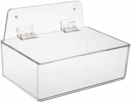 Clear Acrylic Dispenser Tray with Lid