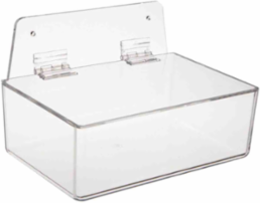 Clear Acrylic Dispenser Tray with Lid