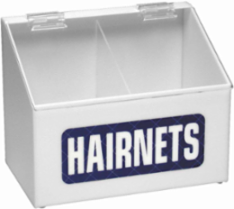 Hairnets Dispenser, 7.5" H x 10" W x 6" D