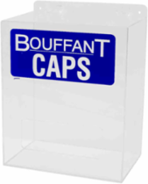Bouffant Cap Dispenser 14 Inch H x 12 Inch W x 8 Inch D, Acrylic, Surface Mounted