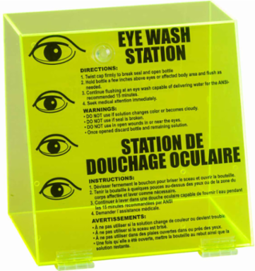 Eye Wash Station, Yellow