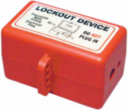 Electrical Plug Lockouts 4.62 in W x 6.42 in L x 3.78 in D