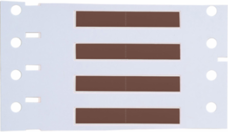 PermaSleeve Polyolefin Wire Marking Sleeves, 0.094" Dia x 0.75" W, Brown, Roll of 1000