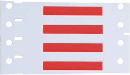 PermaSleeve Polyolefin Wire Marking Sleeves, 0.094" Dia x 1.5" W, Red, Roll of 500