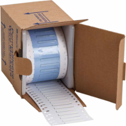 PermaSleeve Polyolefin Wire Marking Sleeves, White, 0.094" Dia x 1.5" W, Roll of 500 Each