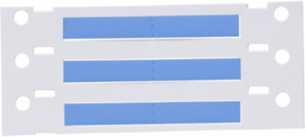 PermaSleeve Polyolefin Wire Marking Sleeves, 0.094" Dia x 1" W, Blue, Roll of 5000