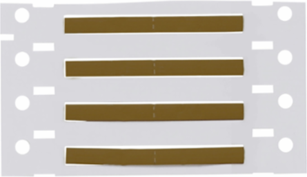 PermaSleeve Polyolefin Wire Marking Sleeves, 0.094" Dia x 1" W, Brown, Roll of 5000