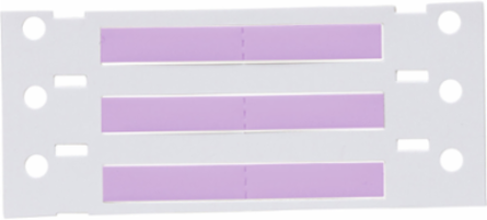 PermaSleeve Polyolefin Wire Marking Sleeves, 0.094" Dia x 1" W, Violet, Roll of 5000
