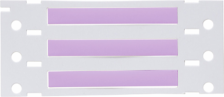 PermaSleeve Polyolefin Wire Marking Sleeves, 0.094" Dia x 2" W, Violet, Roll of 2500