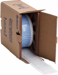 PermaSleeve Polyolefin Wire Marking Sleeves, White, 0.094" Dia x 2" W, Roll of 2500 Each